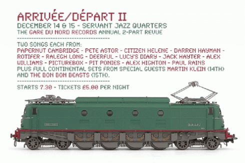Arrivée/Départ II @ Servant Jazz Quarters, 14th & 15th December 2015