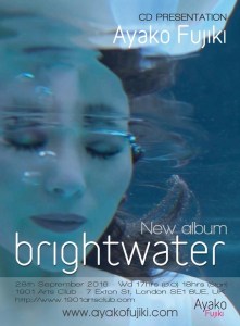 Ayako Fujiki @ 1901 Club, 28th September 2016