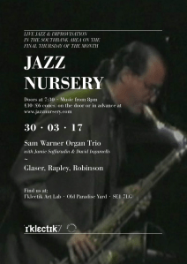 Jazz Nursery, 30th March 2017