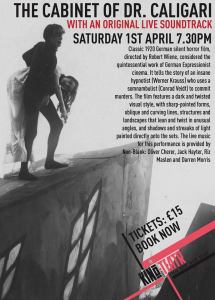 The Cabinet of Dr Caligari @ Kino-Theatr, 1st April 2017