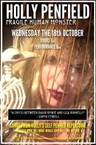 Holly Penfield: 'Fragile Human Monster', 18th October 2017