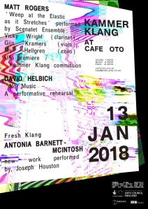 Kammer Klang, 13th January 2018