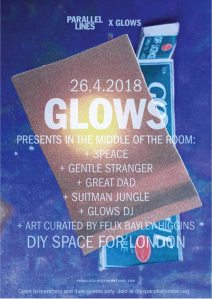 3Peace + Gentle Stranger + Great Dad + Suitman Jungle, 26th April 2018