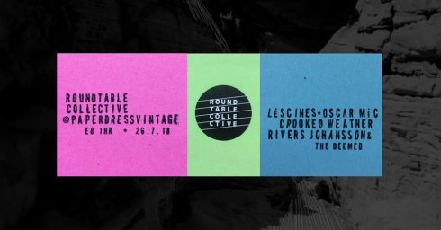 Paper Dress Vintage Takeover: Léscines + Oscar Mic + Crooked Weather + Rivers Johansson & The Deemed Unrighteous, 26th July 2018