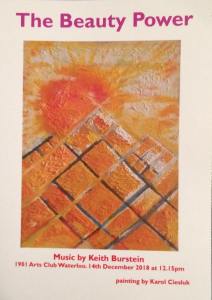 'Keith Burstein. Chamber Music. The Beauty Power.' ﻿Friday 14th December 2018