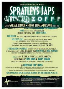 Spratleys Japs + Knifeworld + ZOFFF. 21st December 2018