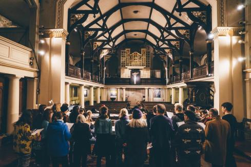 Daylight Music 309: 'From Call To Choir' with Dominic Stichbury & Ben See with Esmeralda Conde Ruiz + Archie (plus members of Chaps Choir, Bellow Fellows, Electric Belles and the Grandmother project) - 15th June 2019