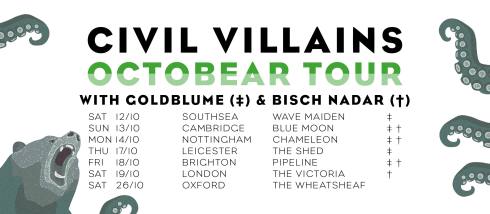 Octobear tour, October 2019