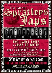 Wonderful Winter Wonderland Special 2019 (featuring Spratleys Japs, Panixphere + Hot Sauce Pony + Army Of Moths + Arch Garrison + Emily Jones + Matthew Cutts), 21st December 2019